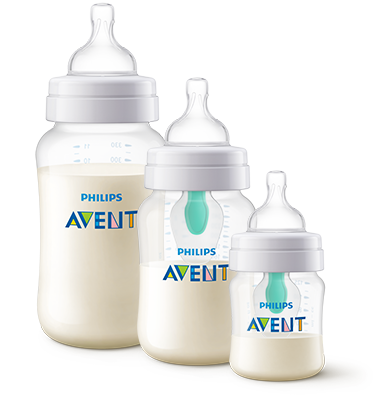 Biberon Philips Avent cu dispozitiv anti-colici