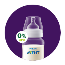Бебешка бутилка против колики Philips Avent без бисфенол-A (BPA)