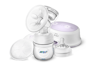 Единична електрическа помпа за кърма и биберони Philips Avent