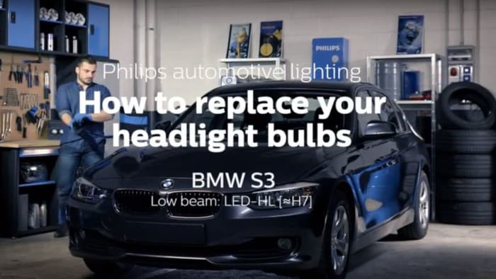 Как да смените крушки за фарове на BMW Серия 3