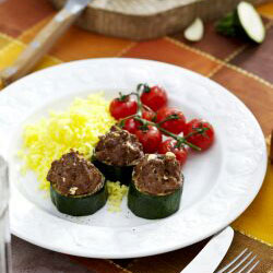 Courgette Stuffed with Ground Meat | Philips Chef Recipes