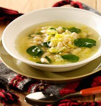Spinach, Leek And Cannellini Soup | Philips Chef Recipes
