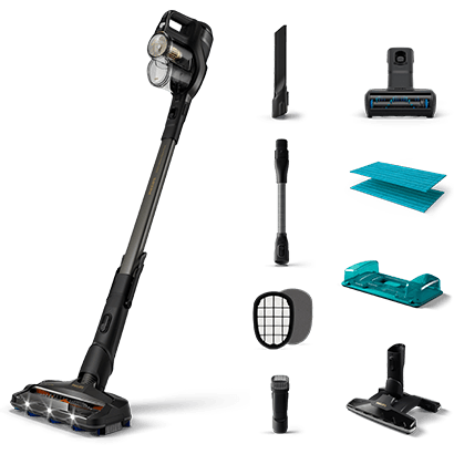 Philips cordless vacuum Series 8000 Aqua Plus with Vacuum & Wipe