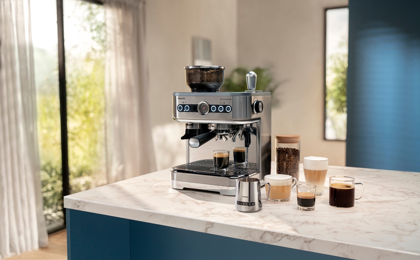 Philps Barista Brew с разнообразие от кафе