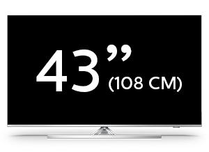 43-инчов 4K UHD LED Android TV от серията с висока производителност на Philips