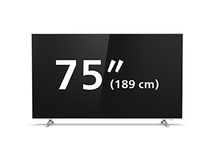 75-инчов 4K UHD LED Android TV от серията с висока производителност на Philips